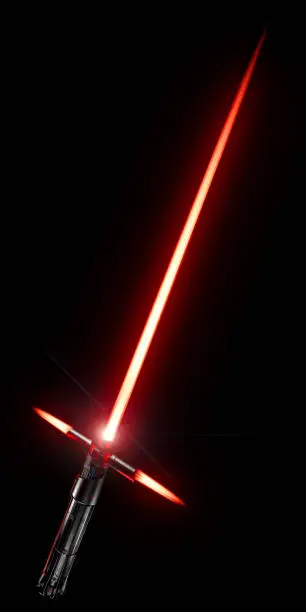 3d rendering of a laser sword