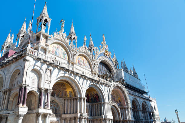 istock Basilica San Marco in the evening, Venice 645663134