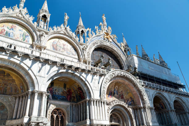 istock Basilica San Marco in the evening, Venice 645663212