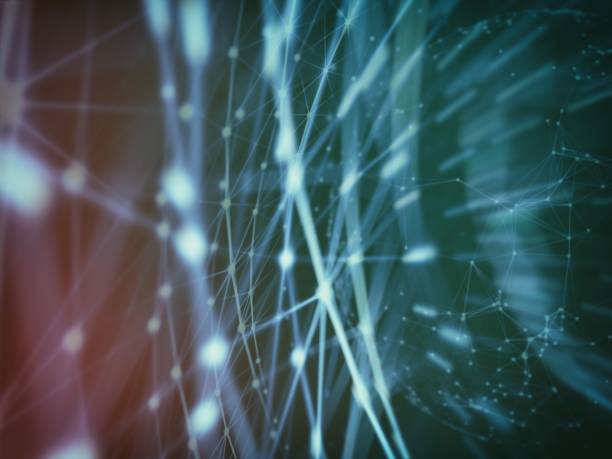 istock Futuristic virtual technology background, Fiber virtual optic cables, fibre connection, telecomunications concept, digitally generated image. 645663666