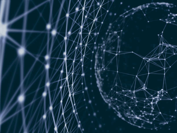 istock Futuristic virtual technology background, Fiber virtual optic cables, fibre connection, telecomunications concept, digitally generated image. 645663716
