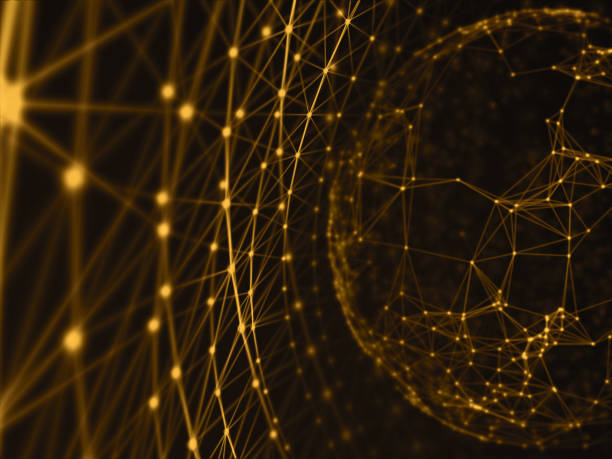 istock Futuristic virtual technology background, Fiber virtual optic cables, fibre connection, telecomunications concept, digitally generated image. 645663734