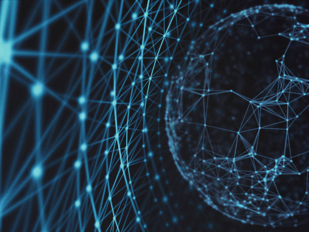 istock Futuristic virtual technology background, Fiber virtual optic cables, fibre connection, telecomunications concept, digitally generated image. 645663742