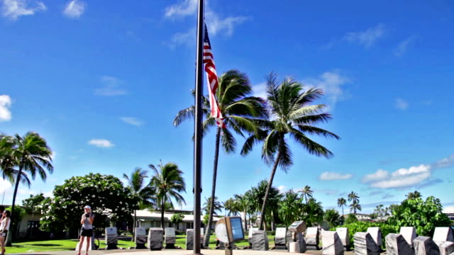 Pearl Harbor half-mast flag