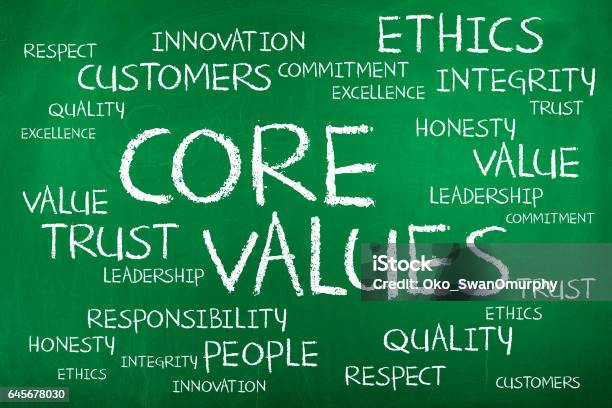 Core Values Stock Photo - Download Image Now - Responsible Business, Morality, Honesty
