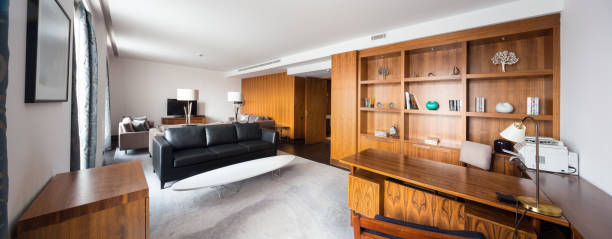 istock Interior of exclusive apartment in modern style 645682538