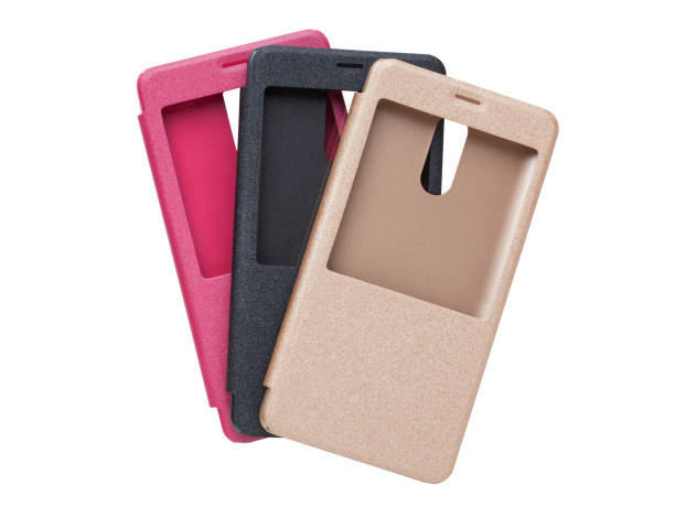 istock Set of colored covers for smartphone 645690792