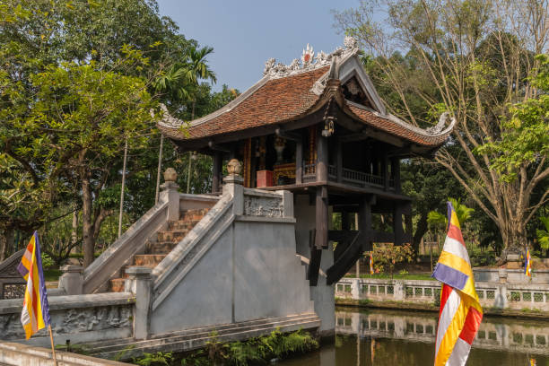 istock The One Pillar Pagoda 645693136