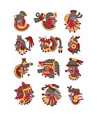 istock aztec maya avatar collection 645702538