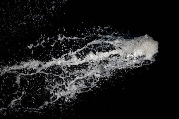 istock Water shooting through the air 645704706