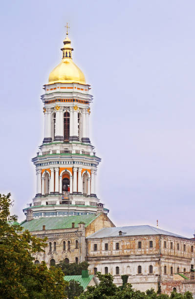 istock Great Lavra Bell tower, Kyiv, Ukraine 645707784