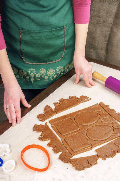 istock Removing the remnants of dough 645708808