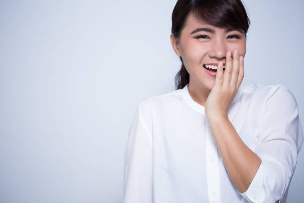 istock Happy woman has surprise 645711538