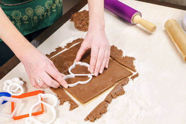 istock Removing the remnants of dough 645711782