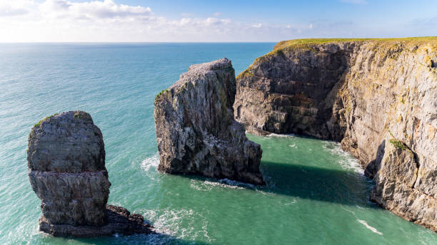 Pembrokeshire Coast near Castlemartin, UK