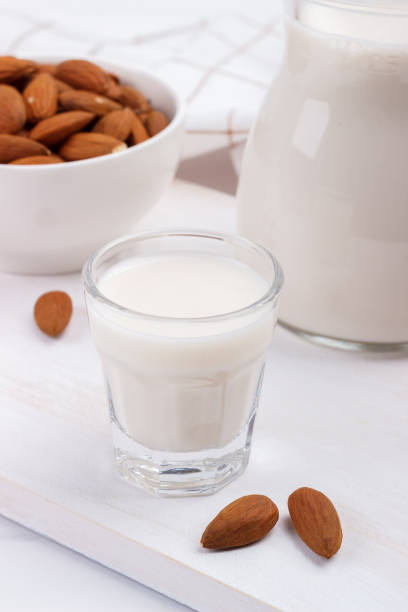 istock Healthy almond milk 645712880