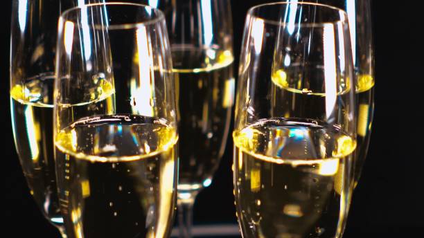 istock Glasses of Champagne or sparkling wine 645723366