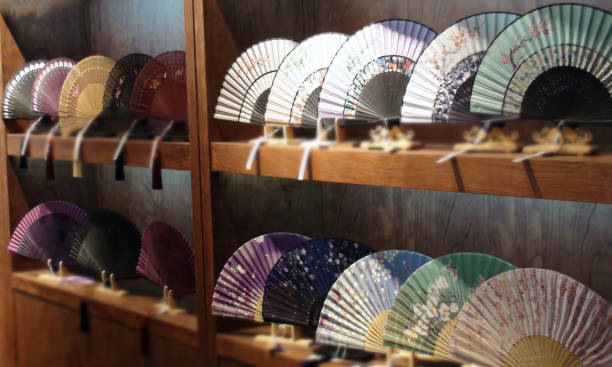istock Traditional Chinese Hand Fan Scene In China 645723590