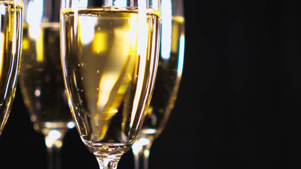istock Glasses of Champagne or sparkling wine 645723840