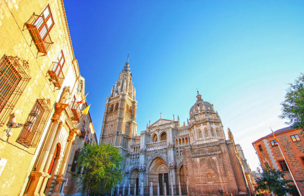 istock Morning light at Toledo Cathedral in Toledo, Spain. 645723874