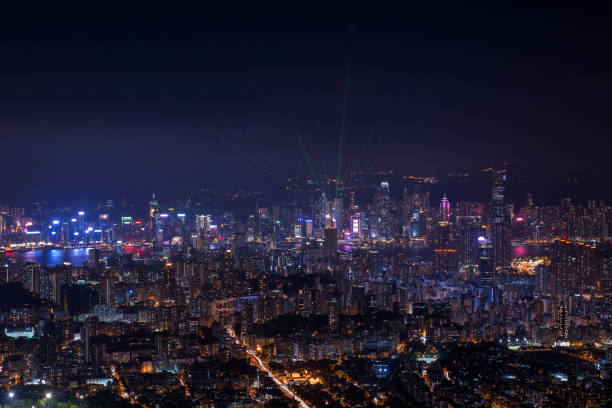 istock Top view from The lion rock park. 645728364