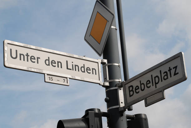istock Street sign in Berlin Germany 645731696