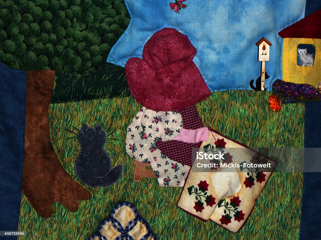 Patchwork Scenes Patchwork Scene Stock Illustration - Download Image Now - Arts Culture ...