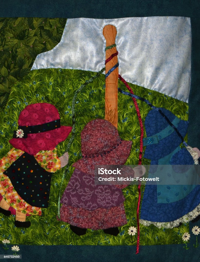 Patchwork Scenes Patchwork Scene Stock Illustration - Download Image Now - Arts Culture ...