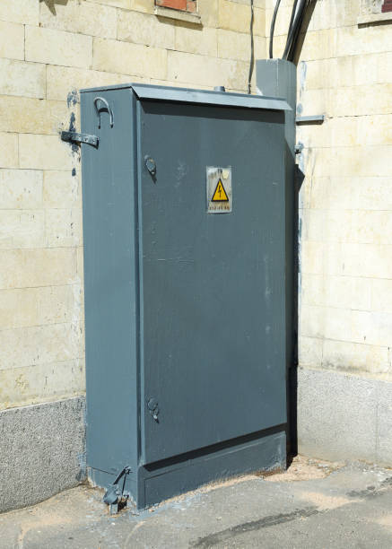 istock Iron box on the street. 645735260