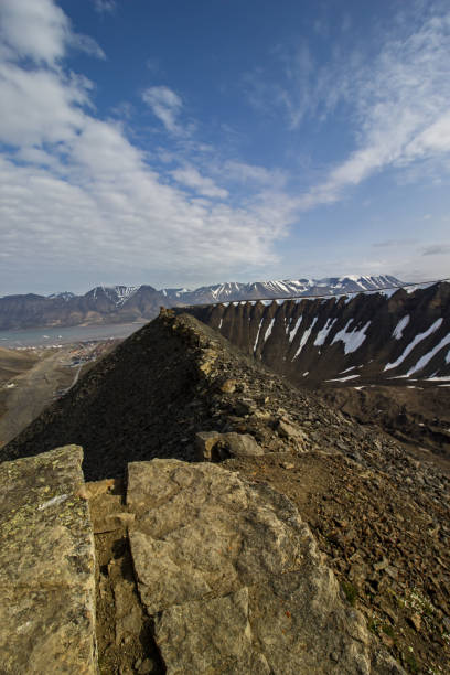 istock View from from Sarkofagen, Longyearbyen 645735458