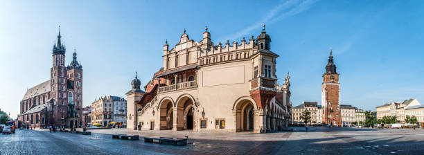 istock Main Market Square (Rynek) in Krakow, Poland 645771112