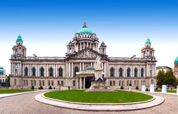 Belfast City Hall, Northern Ireland, UK stock photo