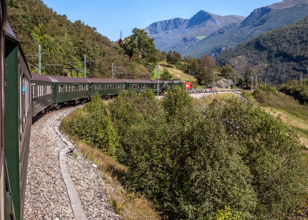 istock Norway - Flom railway, from station Flom to station Myrdal 645774076