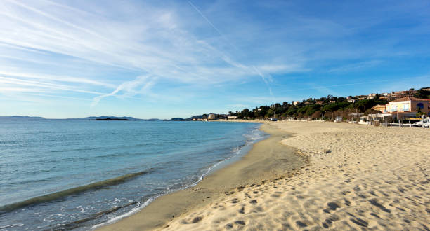 istock St Clair beach in Lavendou coast 645774330