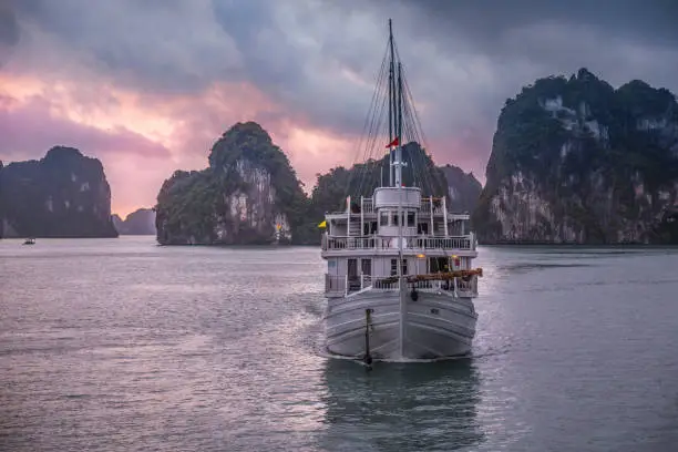 Photo of Tourist boat in Halong Bay Vietnam