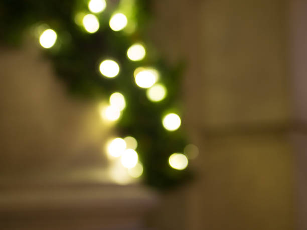 istock Out of focus Christmas lights 645784394