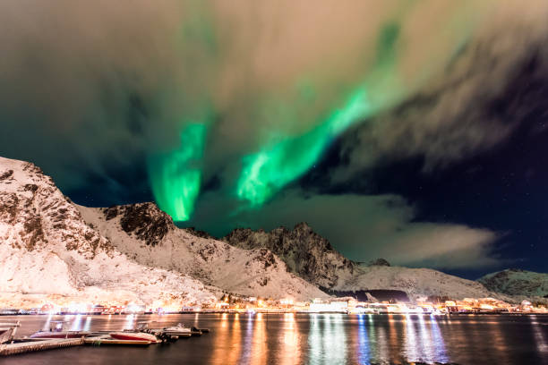 istock Northern Lights, Aurora Borealis 645787650