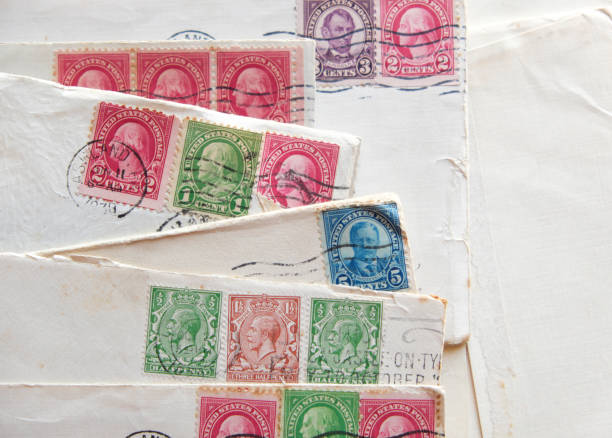 istock many old letters, envelopes,  postal stamps 645788456