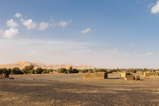 istock Berber village near the Erg Chebbi dune 645791352