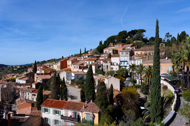 istock Bormes les mimosas village 645794682