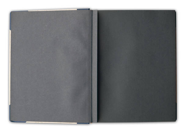 istock open book with blank pages,  photo album - 645795790