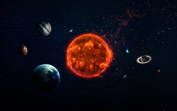 istock Solar system and space objects in space. Elements of this image furnished by NASA 645795988