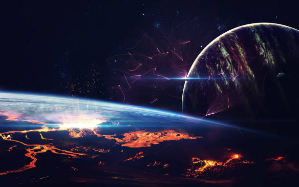 istock Planet Explosion - Apocalypse - End of The Time. Elements of this image furnished by NASA 645796006