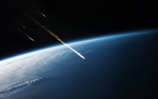 istock Meteor shower. Elements of this image furnished by NASA 645796018