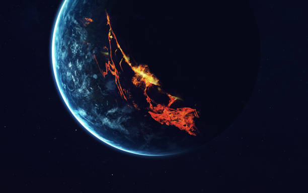 istock Planet Explosion - Apocalypse - End of The Time. Elements of this image furnished by NASA 645796066