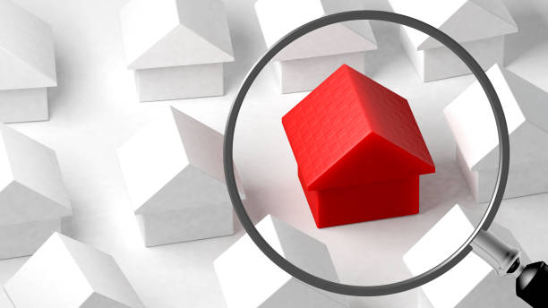 istock Close up of a house. Focus on its characteristics. 3D Rendering 645803676