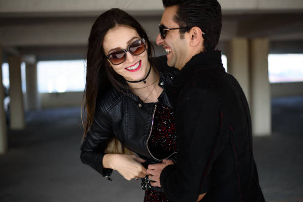 istock Happy couple embracing 645814842