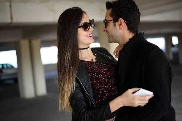 istock Happy couple embracing 645815240