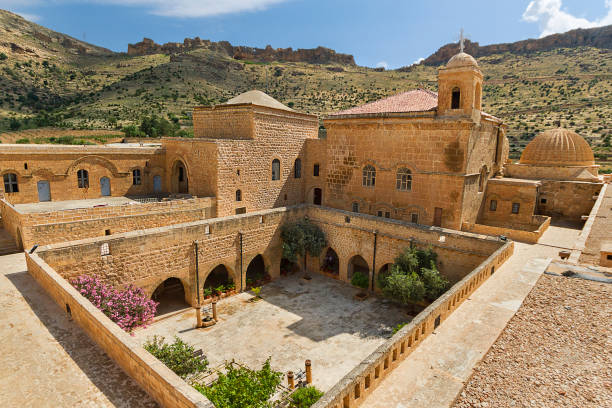 istock Architecture of Deyrulzafaran Monastery, Mardin 645821598