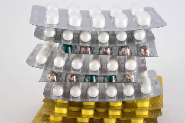 istock Different medicines. Tablets, pills in blister pack. Medications drugs. 645833622